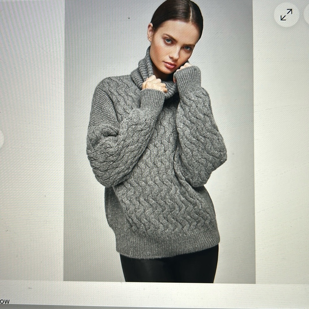 NWT Anine Bing Elsa turtleneck sweater, extra small
